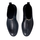 Stivaletti Beatles Donna LIU JO London 02 in Pelle Nera con Inserti Monogram