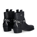 Stivaletti Texani Donna LIU JO Roxy 01 in Pelle Nera con Borchie