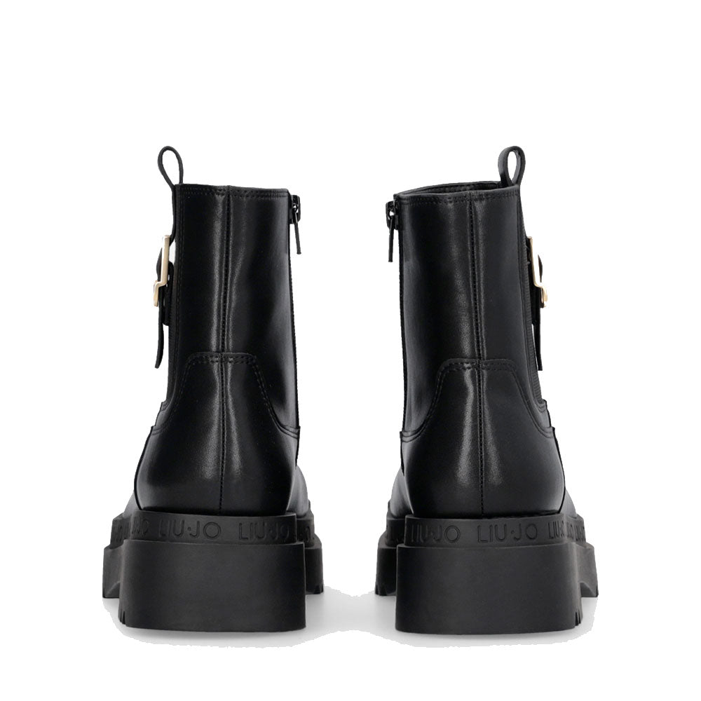 Stivaletti Platform Donna LIU JO Love 63 in Pelle Nera