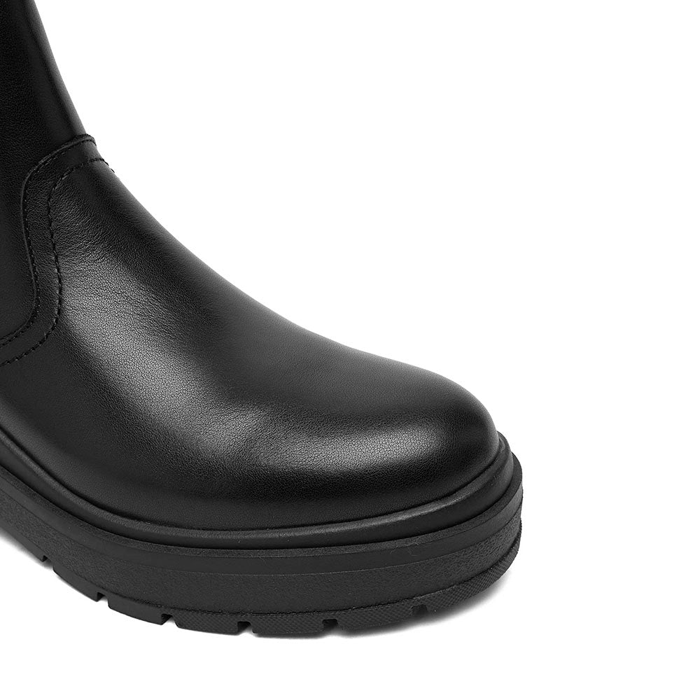 Stivaletti Platform Donna LIU JO Andrea 01 in Pelle Nera