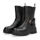 Stivaletti Donna LIU JO Andrea 03 in Pelle Nera con Dettagli Bold