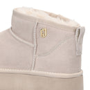 Stivaletti Donna Platform LIU JO Jane 01 Imbottiti in Suede color Sabbia
