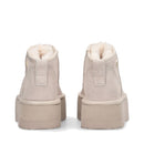 Stivaletti Donna Platform LIU JO Jane 01 Imbottiti in Suede color Sabbia
