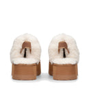 Sabot Platform Imbottiti LIU JO Jane 10 in Suede color Cognac