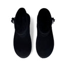 Stivaletti Donna Platform Imbottiti LIU JO Jane 09 in Suede Nero con Frange