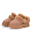 Sabot Donna Imbottiti LIU JO Juny 01 in Suede color Cognac