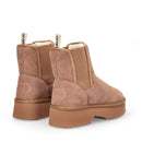Stivaletti Donna Imbottiti LIU JO Juny 02 in Suede color Cognac
