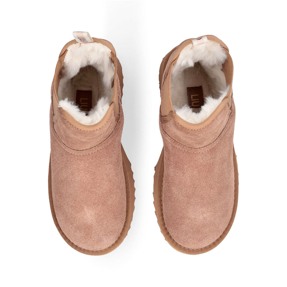 Stivaletti Donna Imbottiti LIU JO Juny 02 in Suede color Cognac