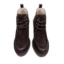 Stivaletti Donna con Tacco LIU JO Ruby 10 in Suede e Pelle Moka