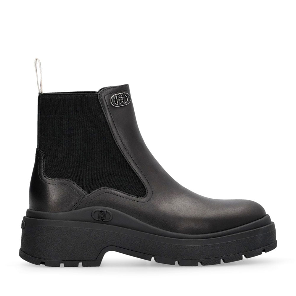 Stivaletti Platform Donna LIU JO Andrea 09 in Pelle Nera