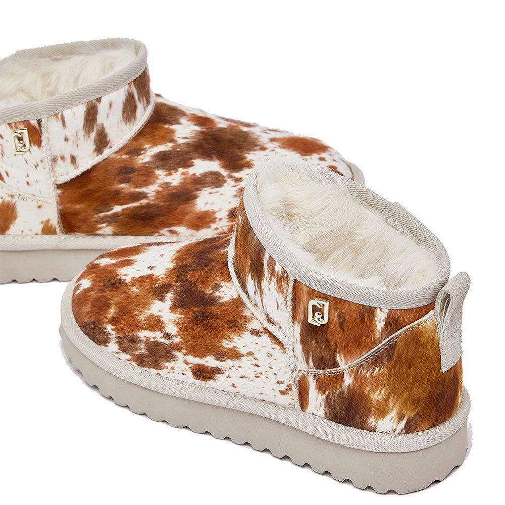 Stivaletti Mini Donna Imbottiti LIU JO Jil 01 in Cavallino Effetto Muccato