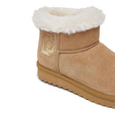 Stivaletti Donna Imbottiti LIU JO Jil 12 in Suede color Cognac con Logo