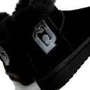 Stivaletti Donna Imbottiti LIU JO Jil 12 in Suede Nero con Logo