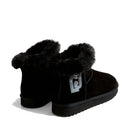 Stivaletti Donna Imbottiti LIU JO Jil 12 in Suede Nero con Logo