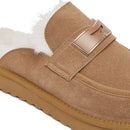 Sabot Donna Imbottiti LIU JO Jil 11 in Suede color Cognac