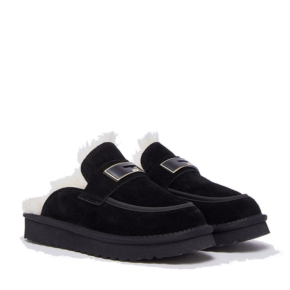Sabot Donna Imbottiti LIU JO Jil 11 in Suede Nero