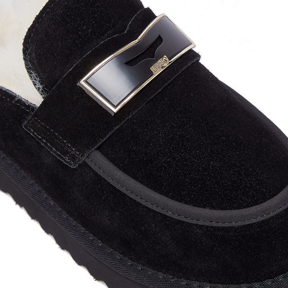 Sabot Donna Imbottiti LIU JO Jil 11 in Suede Nero