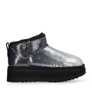 Stivaletti Donna Imbottiti Platform LIU JO Jane 01 con Paillettes Sfumate All Over Nere