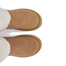 Stivali Donna Imbottiti LIU JO Jane 12 in Suede color Cognac con Risvolto