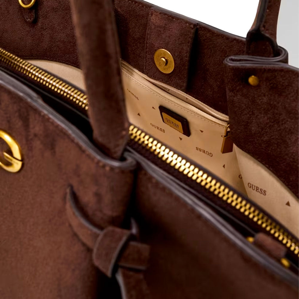 Borsa Donna a Mano GUESS Linea Allegra Colore Espresso