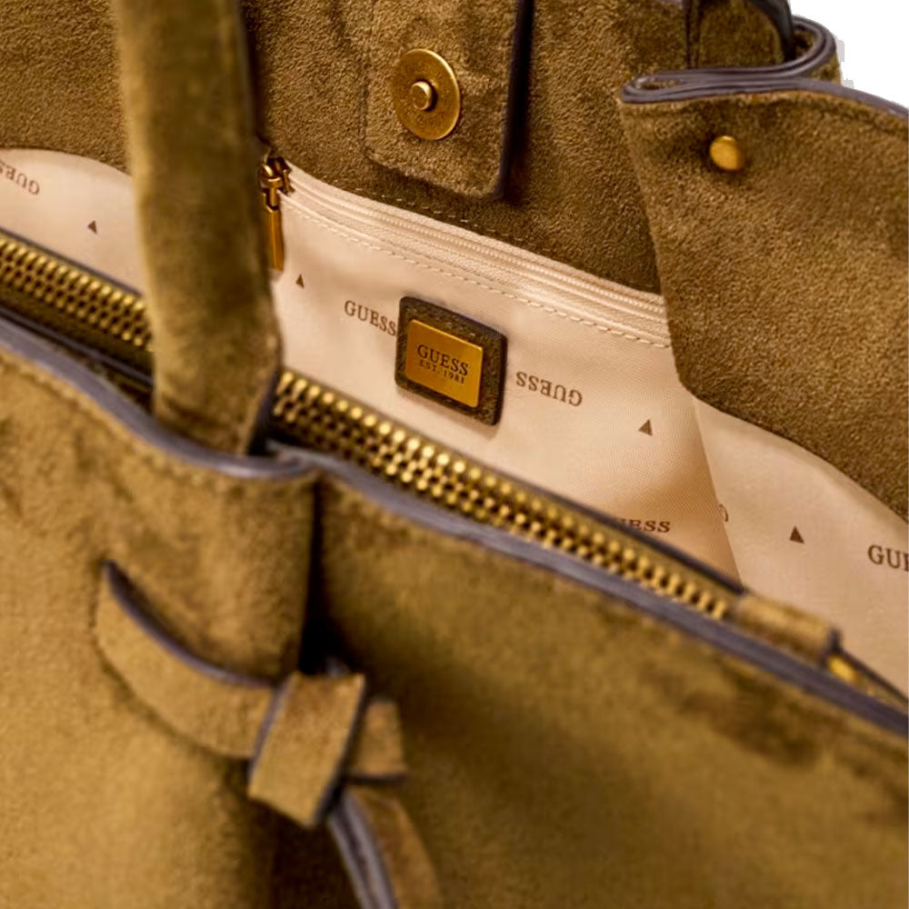 Borsa Donna a Mano GUESS Linea Allegra Colore Olive