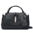 Borsa Donna a Mano GUESS Linea Yvonne Colore Coal Logo