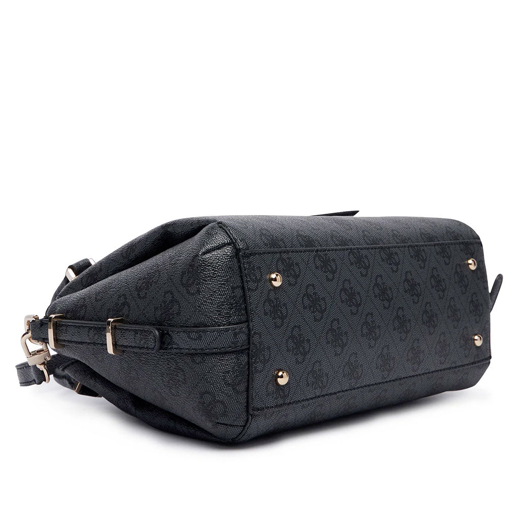 Borsa Donna a Mano GUESS Linea Yvonne Colore Coal Logo
