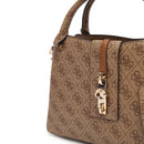 Borsa Donna a Mano GUESS Linea Yvonne Colore Latte Logo