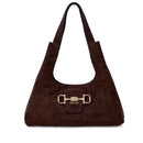 Borsa Donna Hobo a Spalla GUESS Linea Sunset Colore Espresso Misura Small