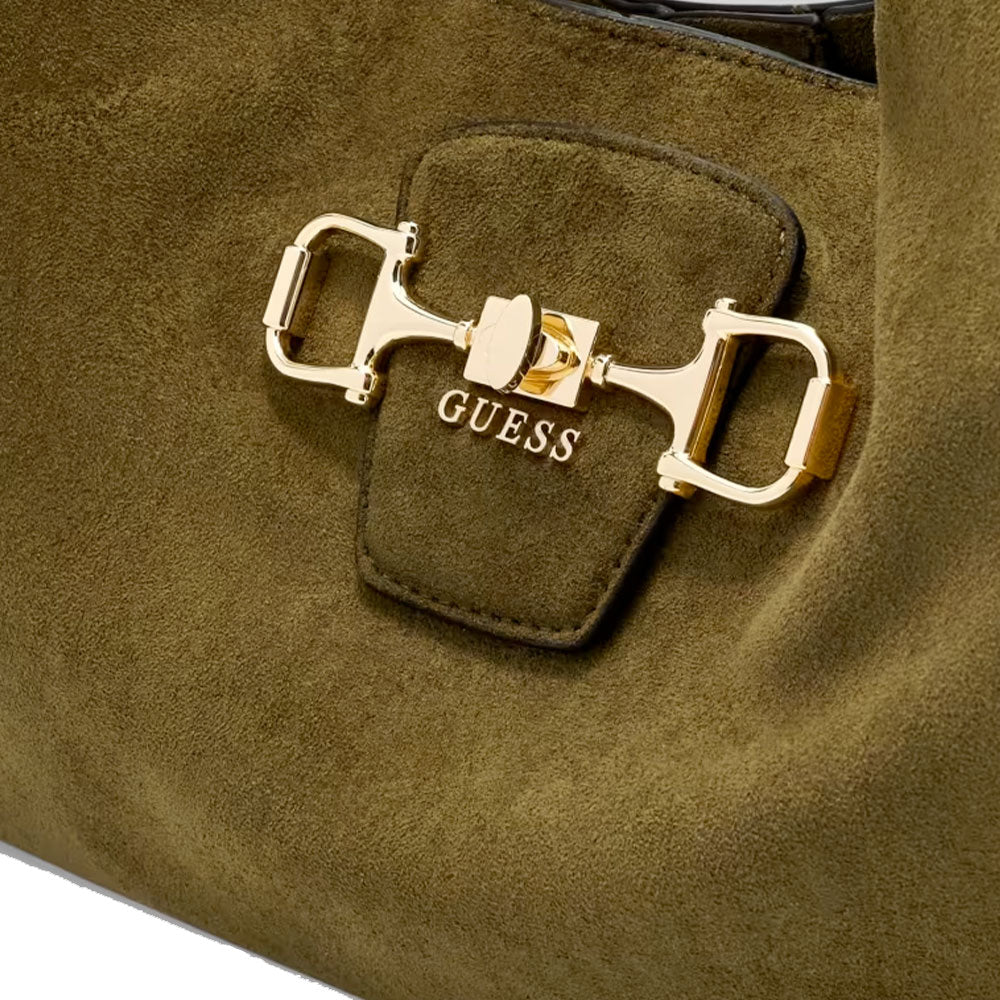 Borsa Donna Hobo a Spalla GUESS Linea Sunset Colore Olive