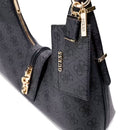 Borsa Donna Hobo a Spalla GUESS Linea Yvonne Colore Coal Logo