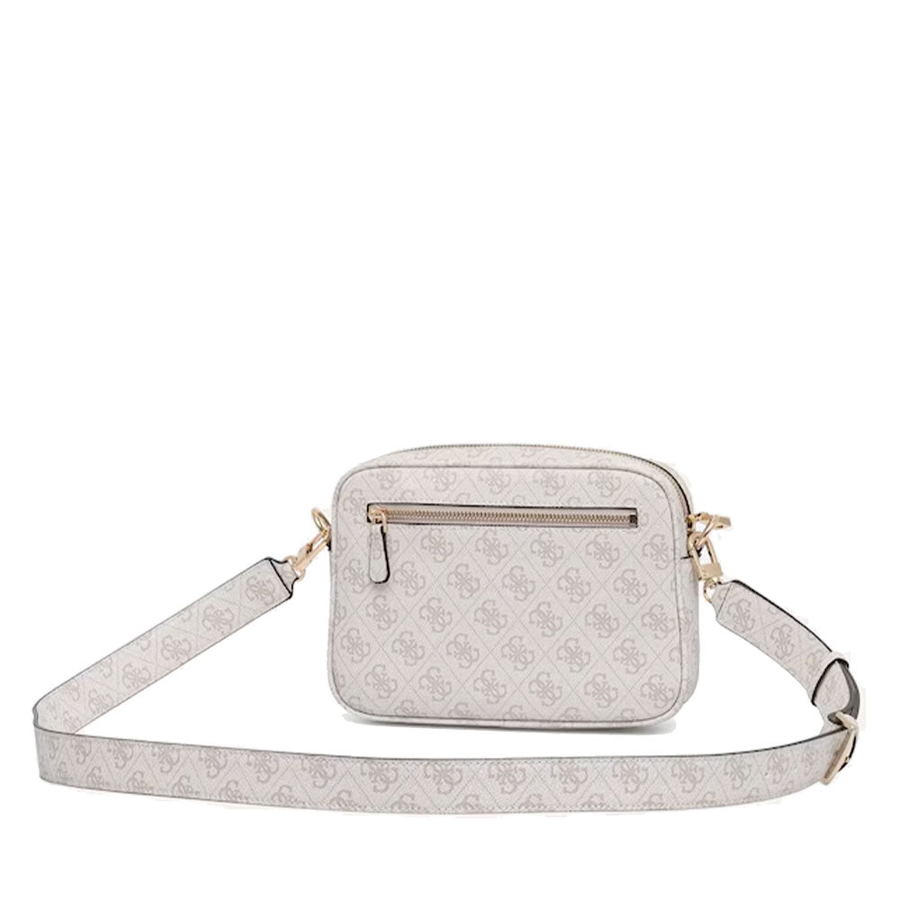 Borsa Donna a Tracolla GUESS Linea Meridian colore Bone Logo
