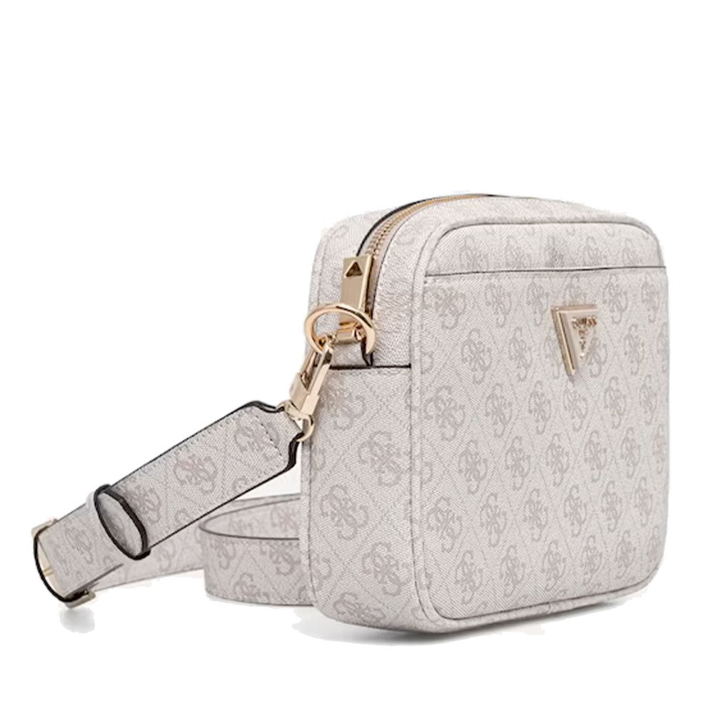 Borsa Donna a Tracolla GUESS Linea Meridian colore Bone Logo