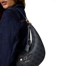 Borsa Donna Hobo a Spalla GUESS Linea Lindsey Colore Coal Logo
