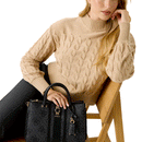 Borsa Donna a Mano GUESS Linea Erenia colore Coal Logo