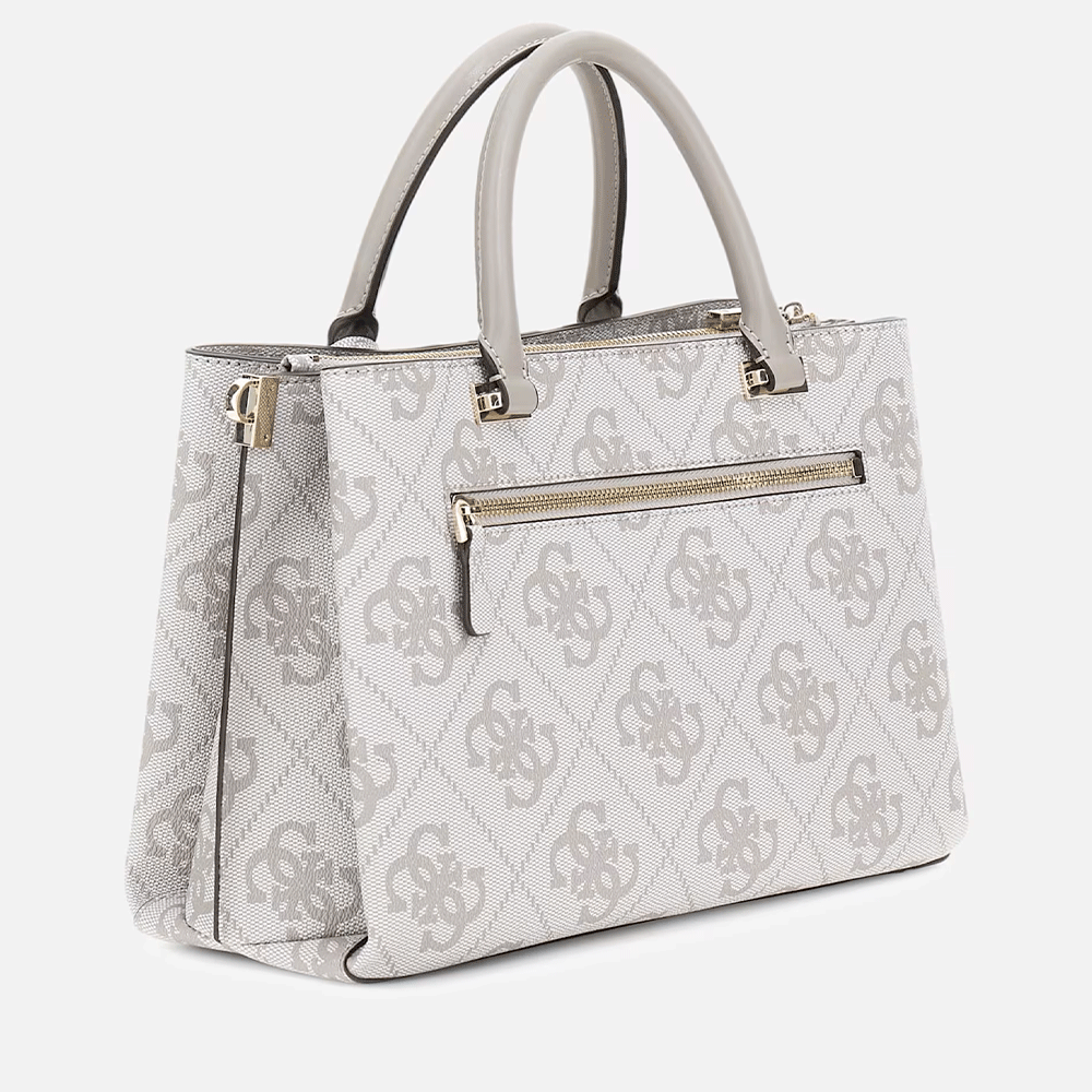 Borsa Donna a Mano GUESS Linea Erenia colore Dark Taupe Logo