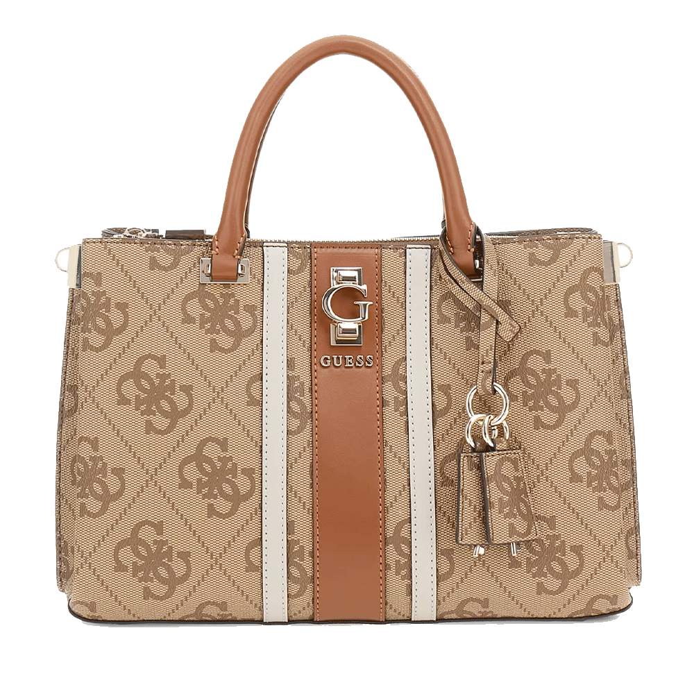 Borsa Donna a Mano GUESS Linea Erenia colore Latte Logo