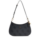 Borsa Donna a Spalla GUESS Linea Noelle colore Coal Logo Misura Piccola