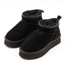 Stivaletti Imbottiti Platform S by MASSIMO SANTINI linea Springer 08 in Velour Nero