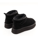 Stivaletti Imbottiti Platform S by MASSIMO SANTINI linea Springer 08 in Velour Nero