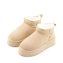 Stivaletti Imbottiti Platform S by MASSIMO SANTINI linea Springer 09 in Velour color Sabbia