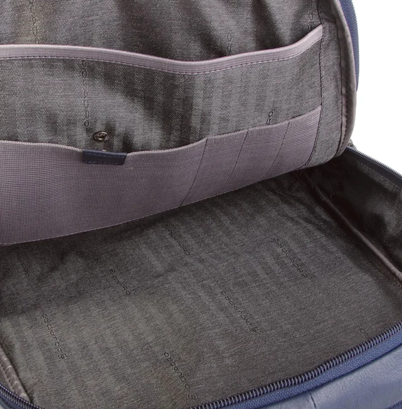 PIQUADRO PULSE LINIE 
Herren-Laptop-Rucksack 14 Zoll aus blauem Leder  – CA3869P15S