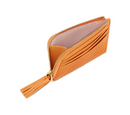 Portacarte Donna COCCINELLE in Pelle Colore Paprika Linea Tassel