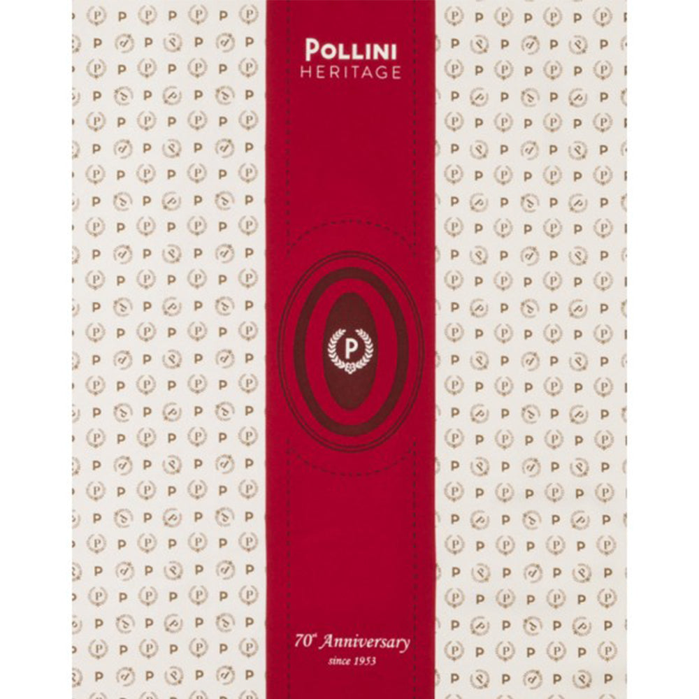 POLLINI Damenschal Heritage 70th Anniversary mit Elfenbein- und Rotdruck