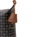 Borsa Donna a Spalla a Tracolla POLLINI linea Heritage Logo Classic Nero e Marrone
