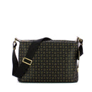 Borsa Donna a Spalla a Tracolla POLLINI linea Heritage Logo Classic Nero e Bronzo