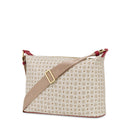 Borsa Donna a Spalla a Tracolla POLLINI linea Heritage Logo Classic Avorio e Lacca