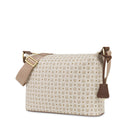 Borsa Donna a Spalla a Tracolla POLLINI linea Heritage Logo Classic Avorio e Marrone