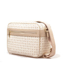 Borsa Donna Messenger POLLINI Linea Heritage Logo Classic Avorio e Ghiaccio