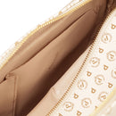 Borsa Donna Messenger POLLINI Linea Heritage Logo Classic Avorio e Ghiaccio